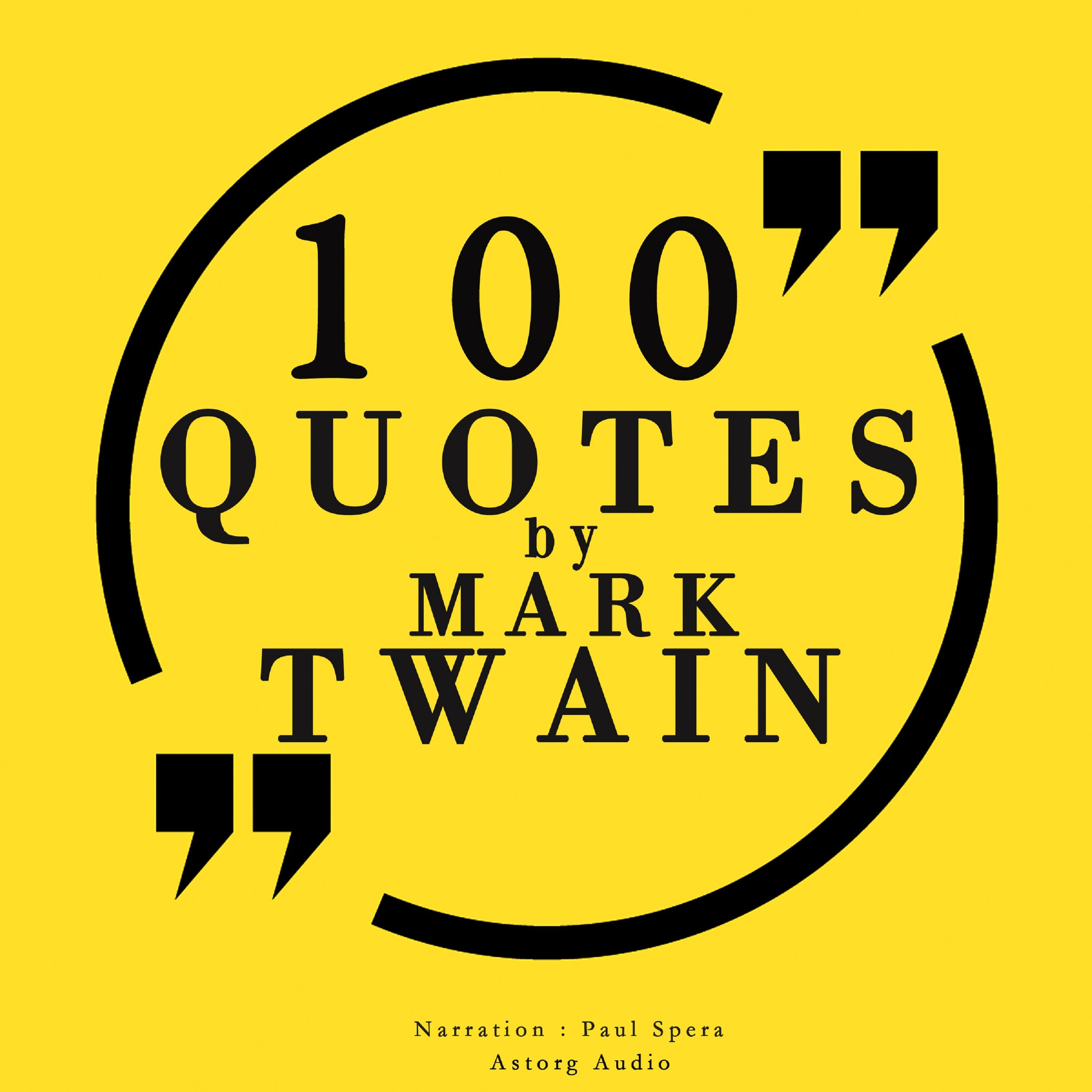 100 Quotes by Mark Twain, audiobook by Mark Twain