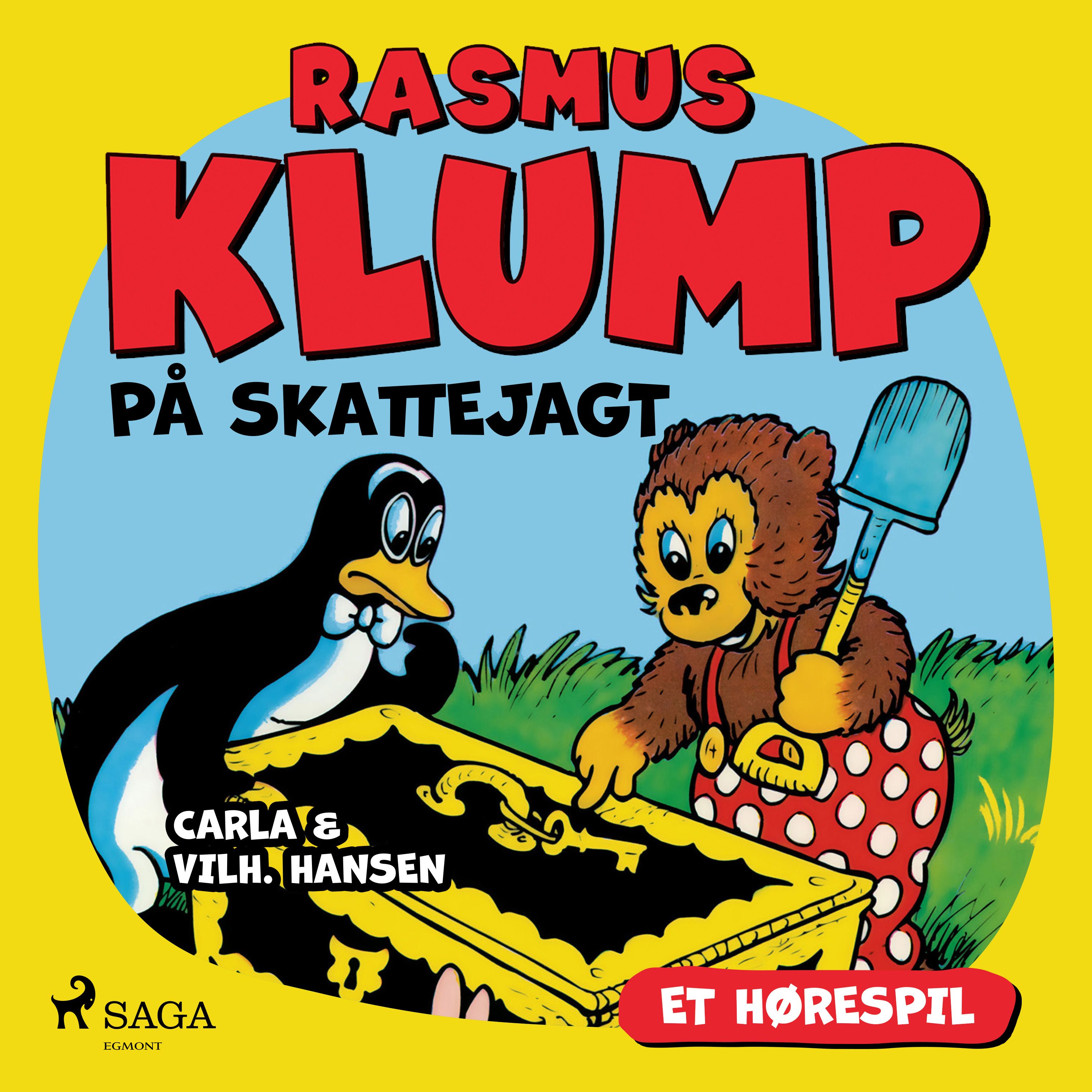 Rasmus Klump på skattejagt (hørespil), ljudbok av Carla Hansen, Vilhelm Hansen