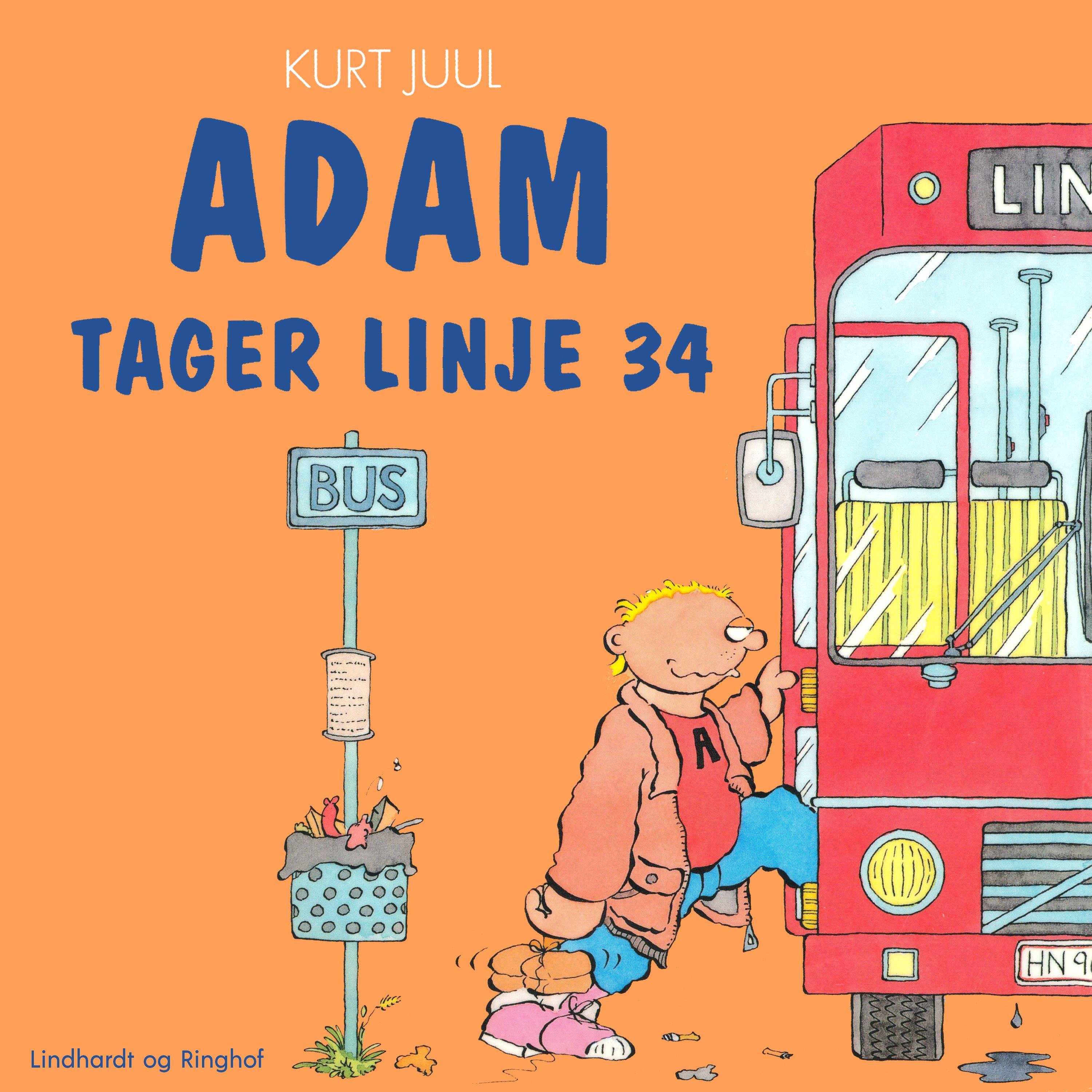 Adam tager linje 34, lydbog af Kurt Juul