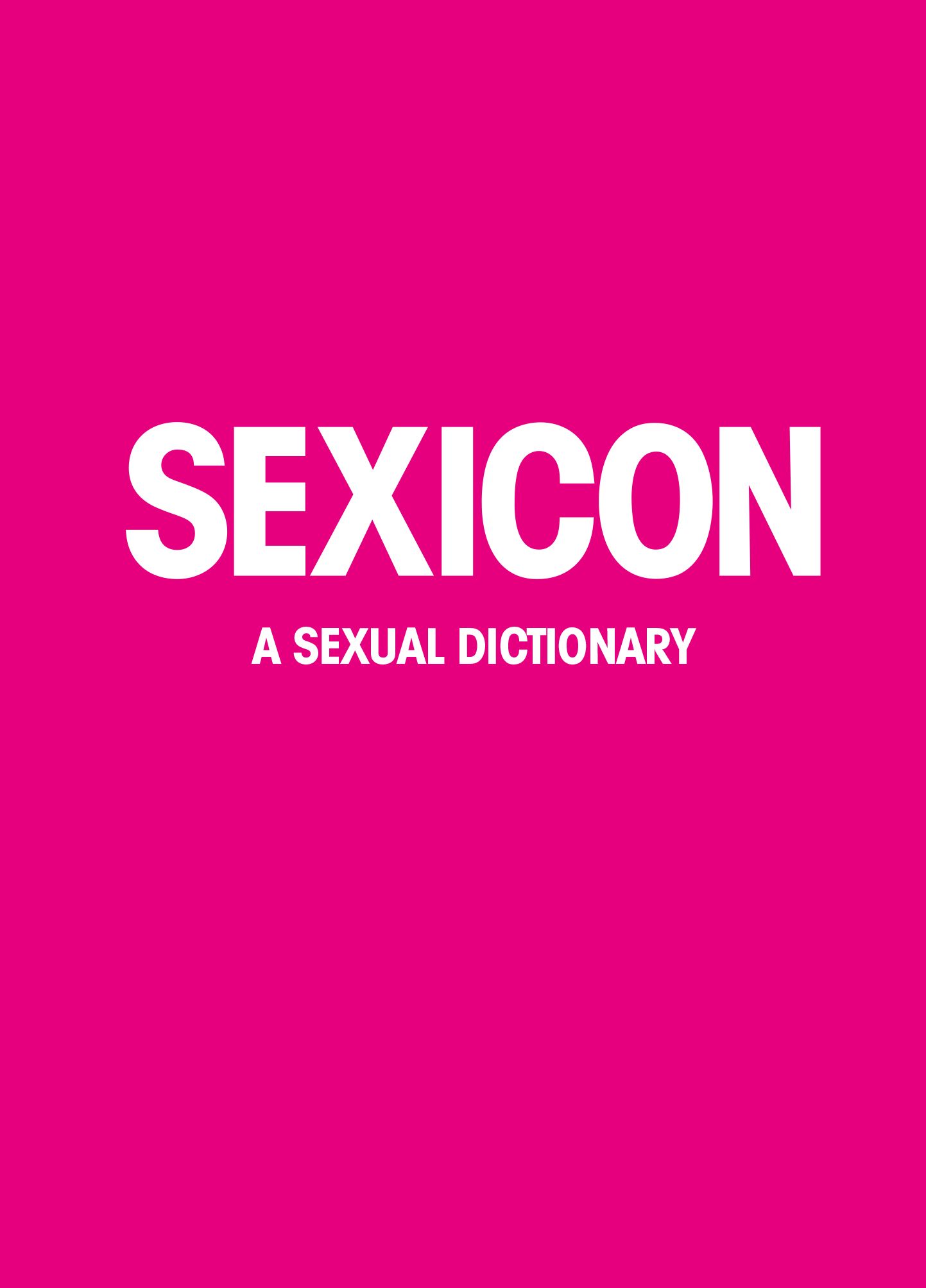 SEXICON : A sexual dictionary (PDF), e-bog af J Bond
