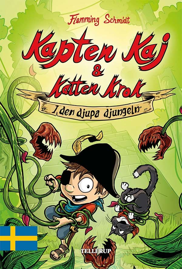 Kapten Kaj & Katten Krok #3: I den djupa djungeln, ljudbok av Flemming Schmidt
