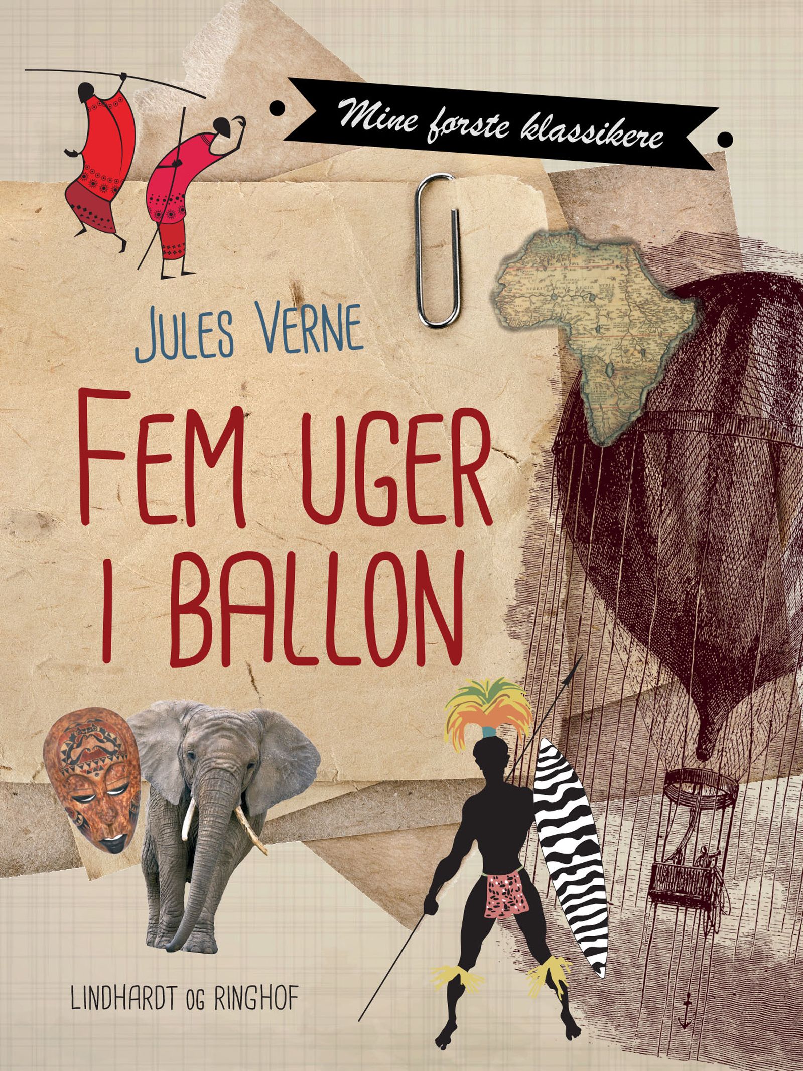 Fem uger i ballon, e-bog af Jules Verne