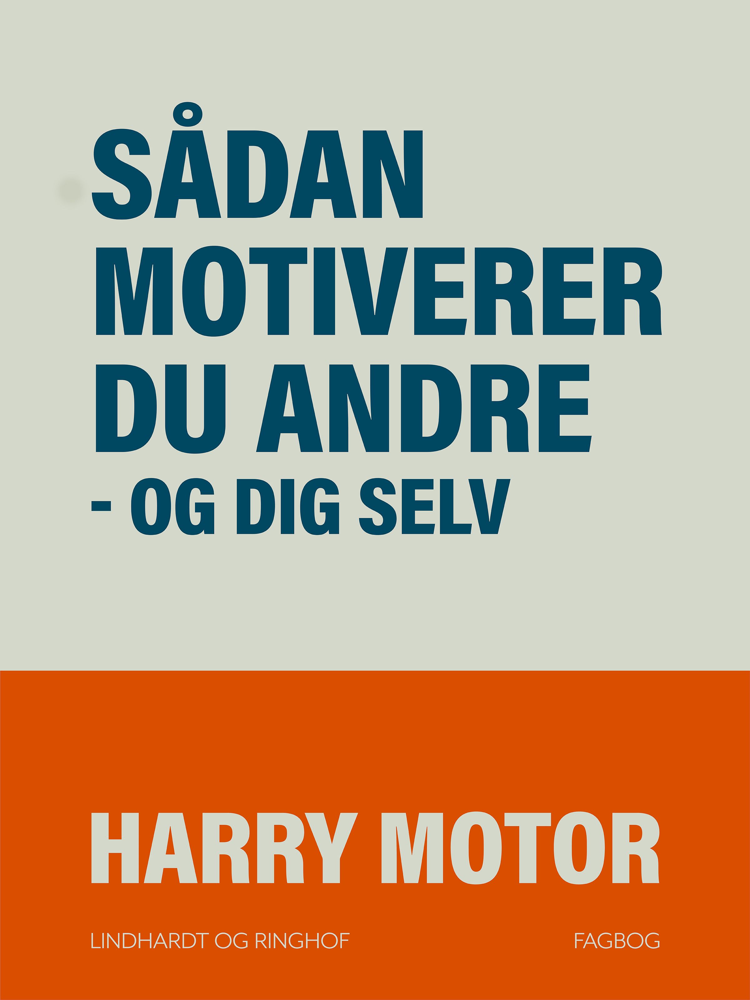 Sådan motiverer du andre - og dig selv, e-bog af Harry Motor