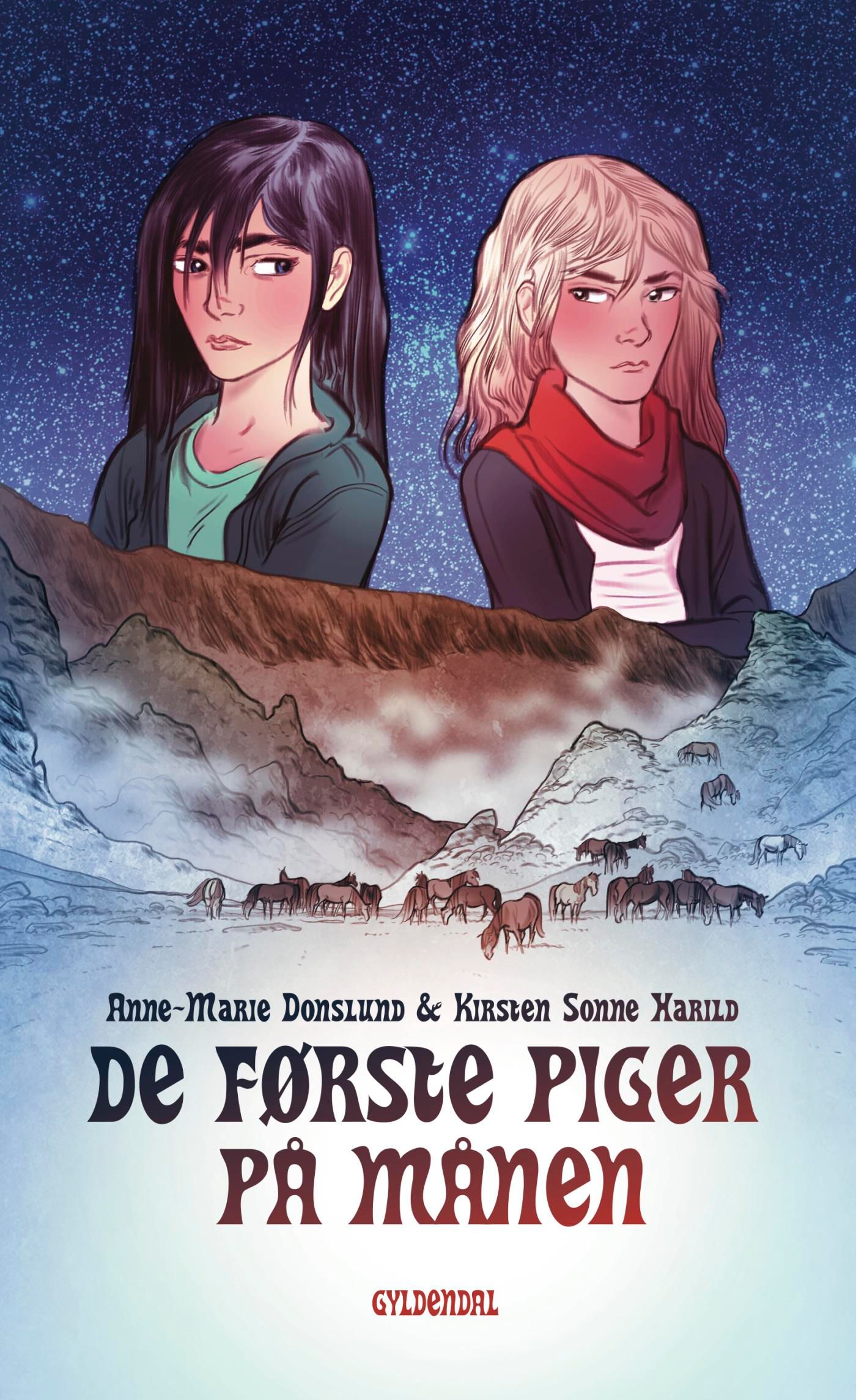 De første piger på månen, e-bok av Anne-Marie Donslund, Kirsten Sonne Harild