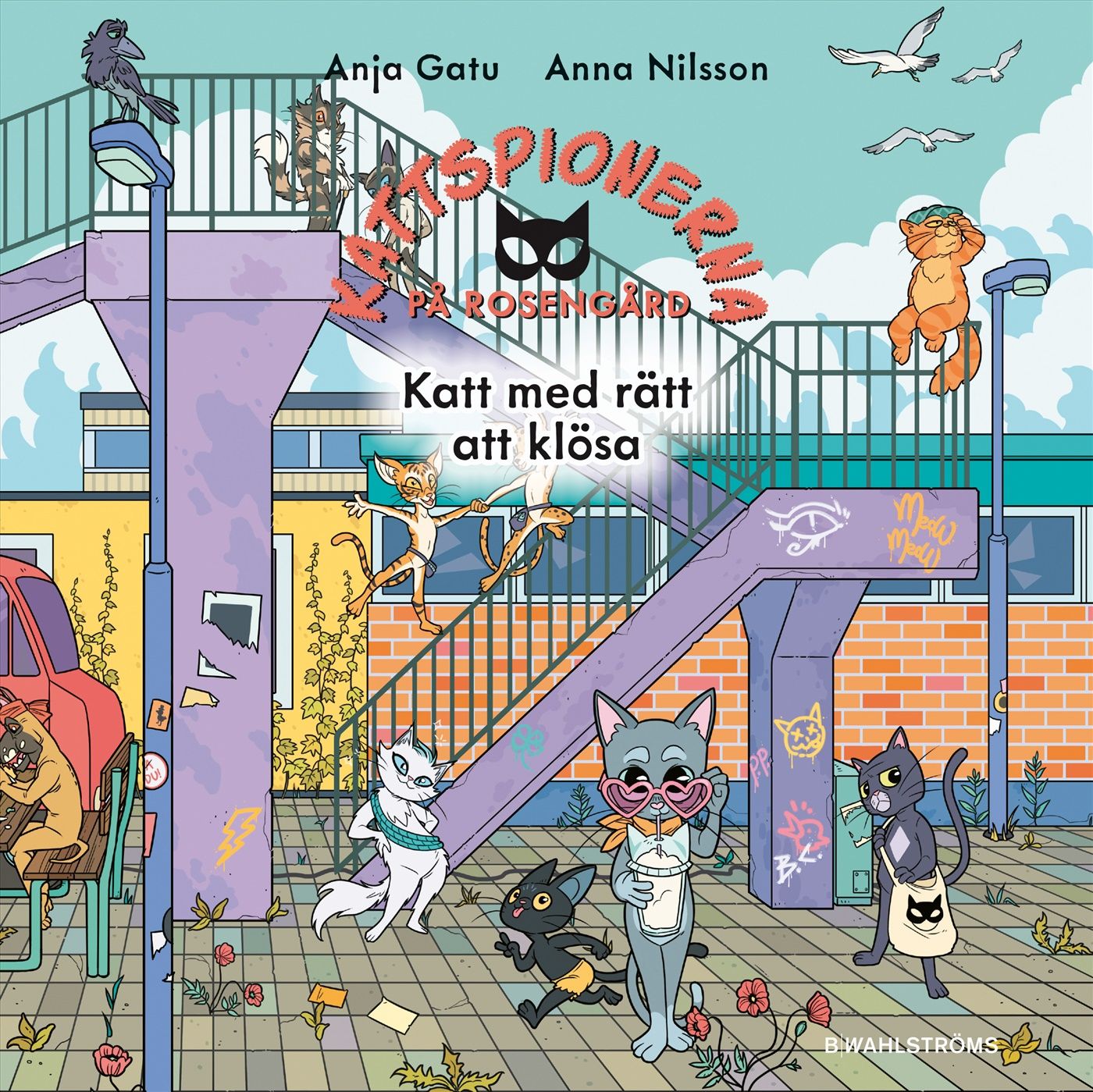 Katt med rätt att klösa, ljudbok av Anja Gatu