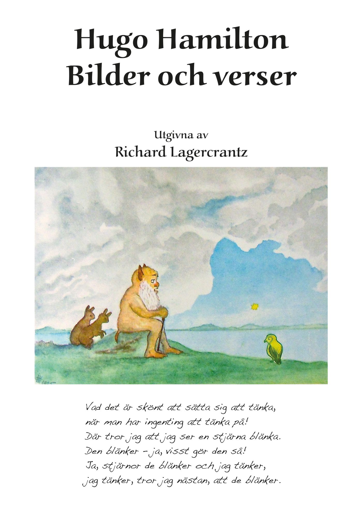 Hugo Hamilton: Bilder och verser, e-bog af Richard Lagercrantz