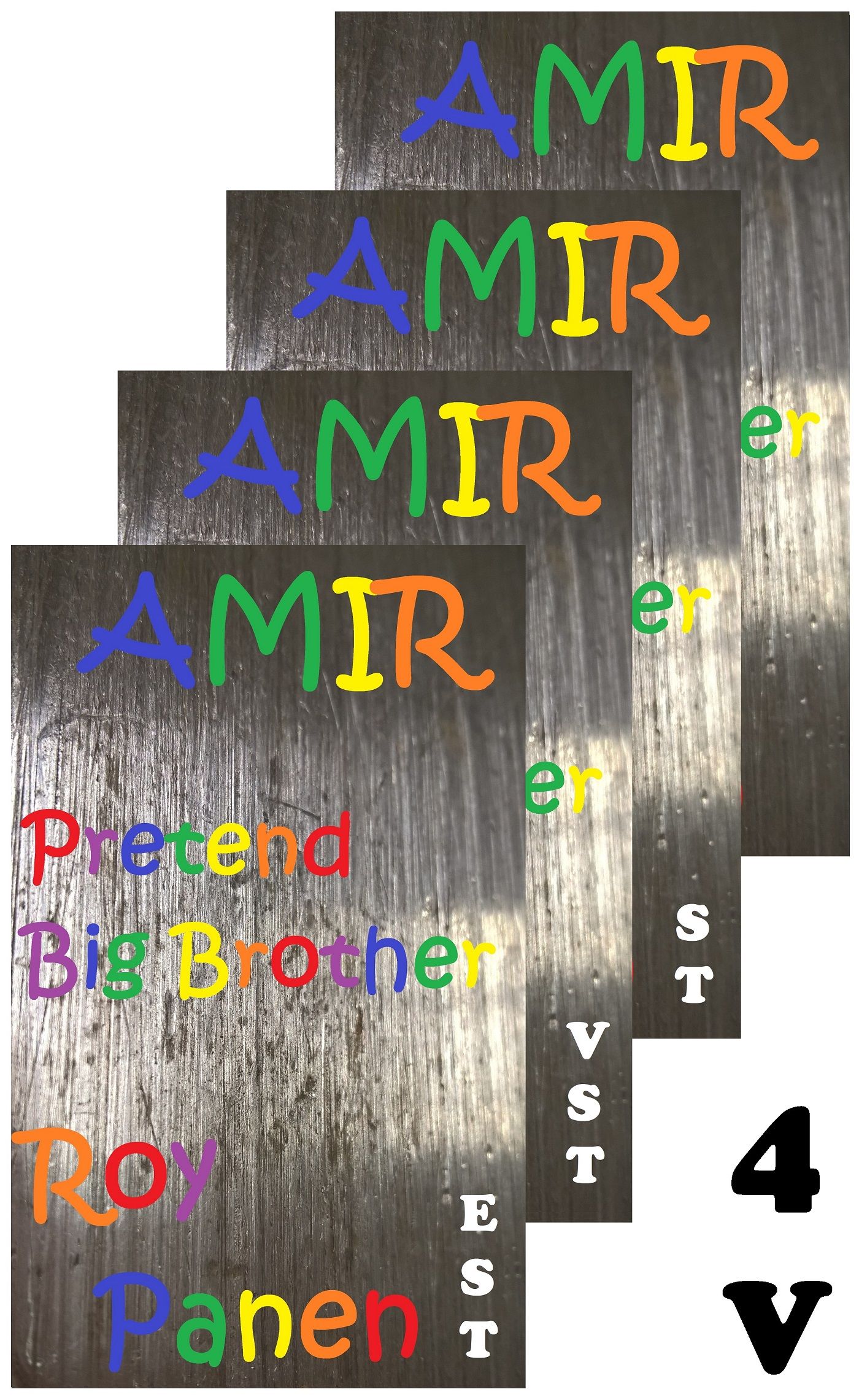 AMIR Pretend Big Brother (4 versions), eBook by Roy Panen