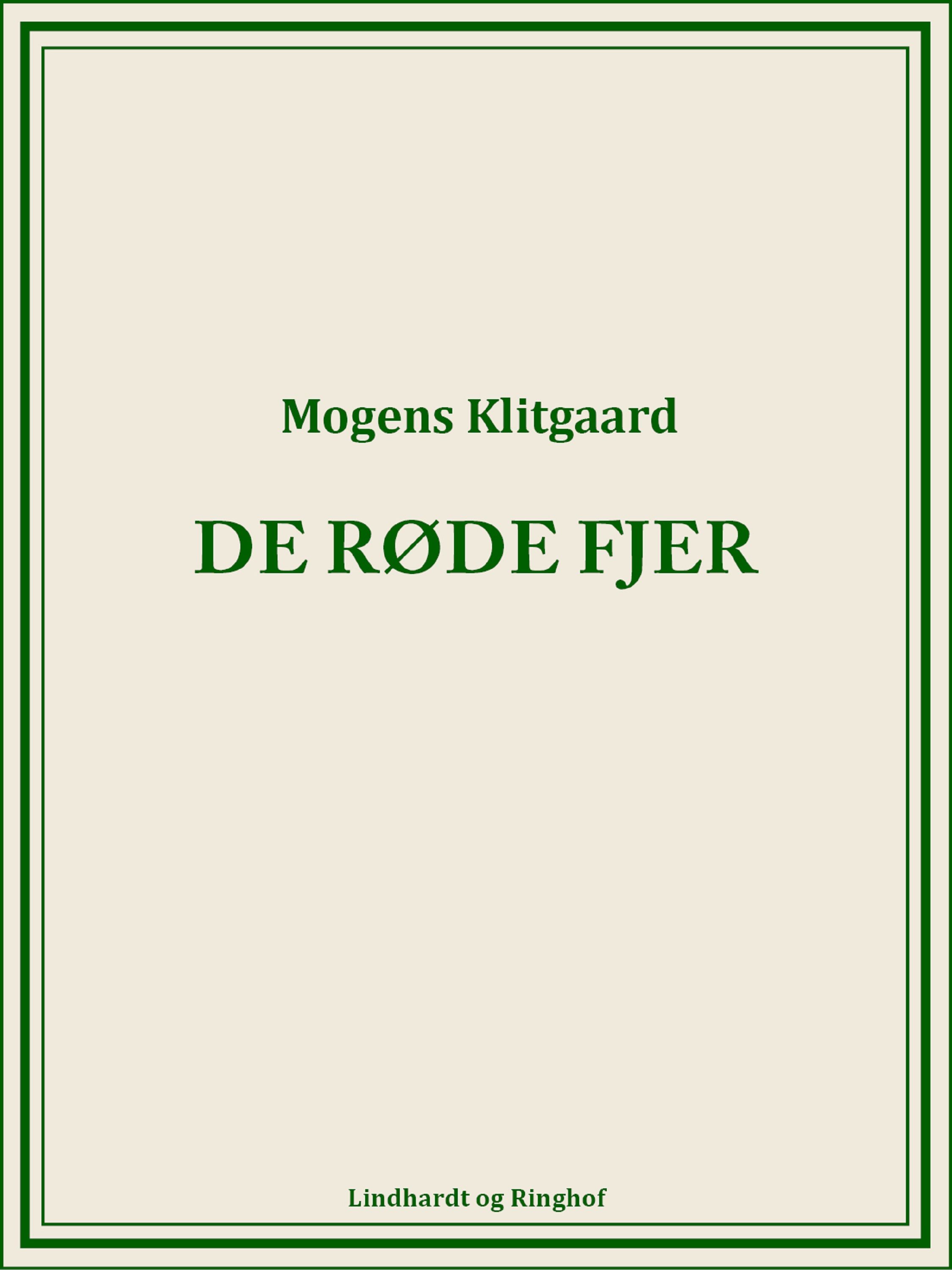 De røde fjer, lydbog af Mogens Klitgaard