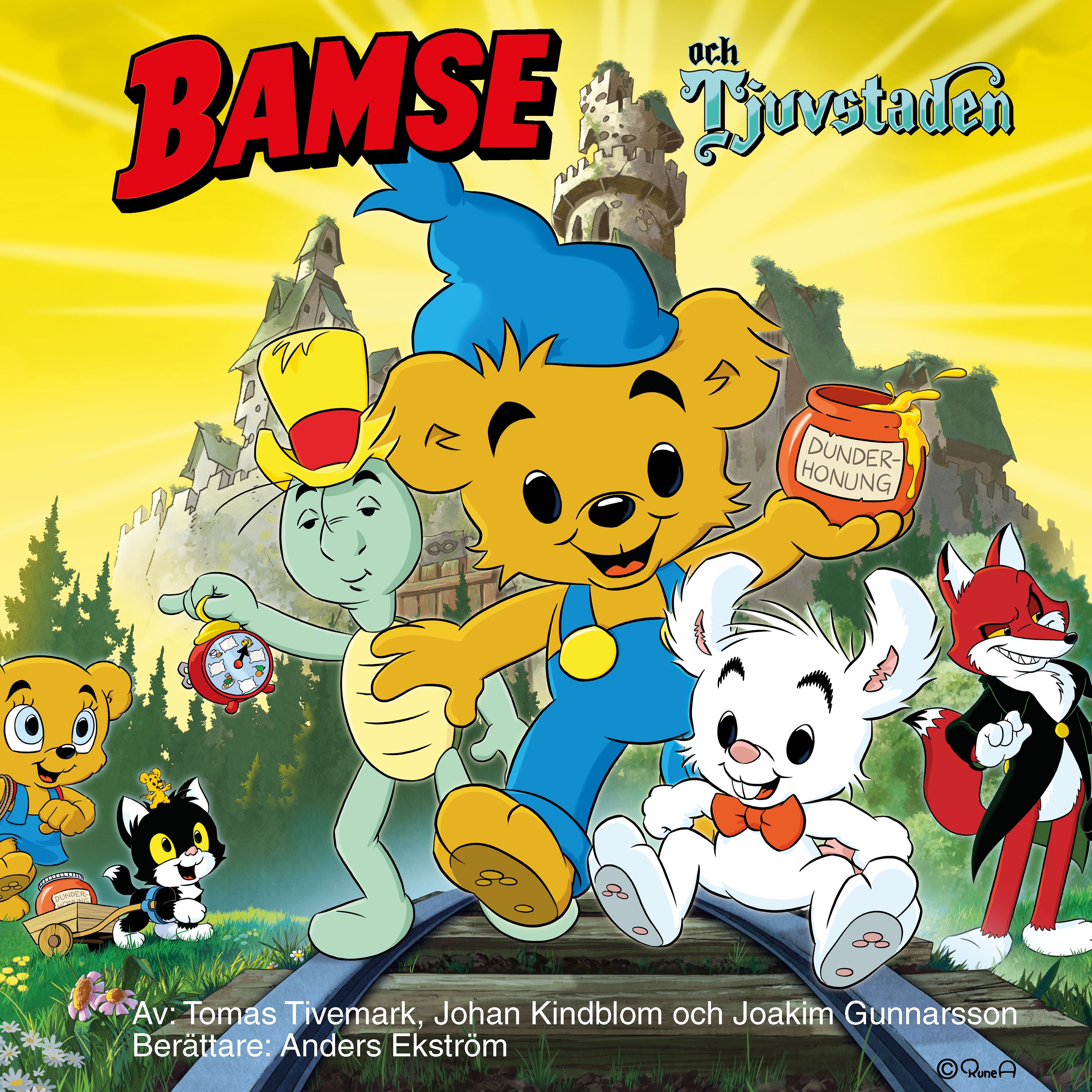 Bamse och Tjuvstaden, lydbog af Joakim Gunnarsson, Johan Kindblom, Tomas Tivemark