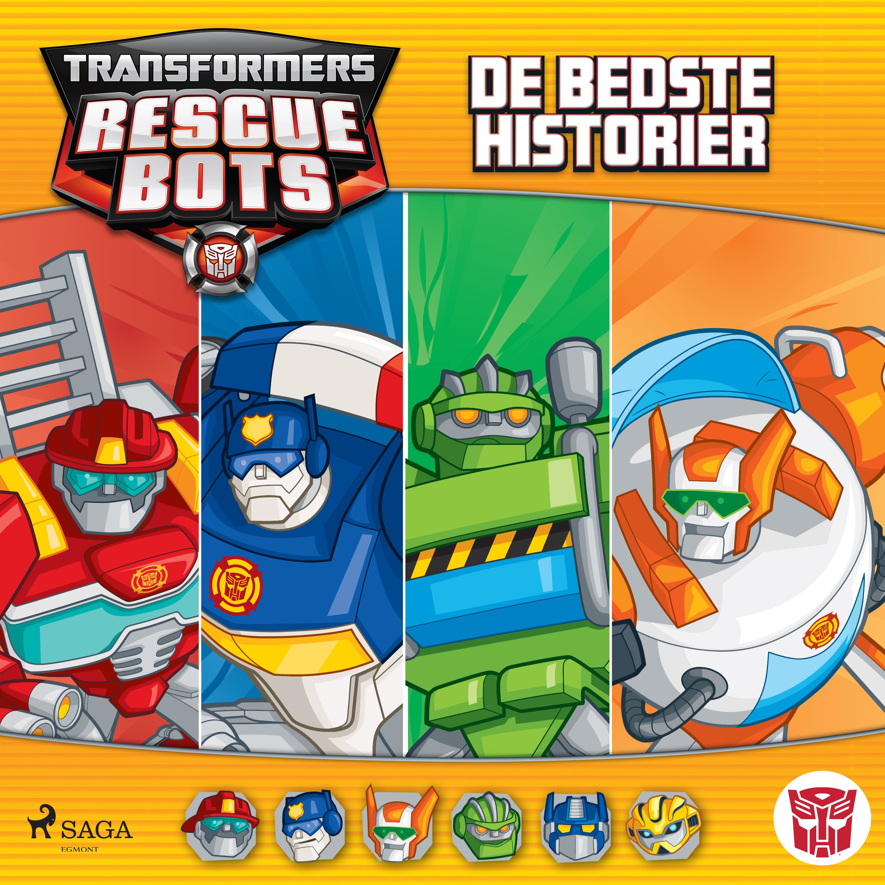 Transformers - Rescue Bots - De bedste historier, ljudbok av Maya Mackowiak Elson, Lucy Rosen, John Sazaklis, Brandon T. Snider