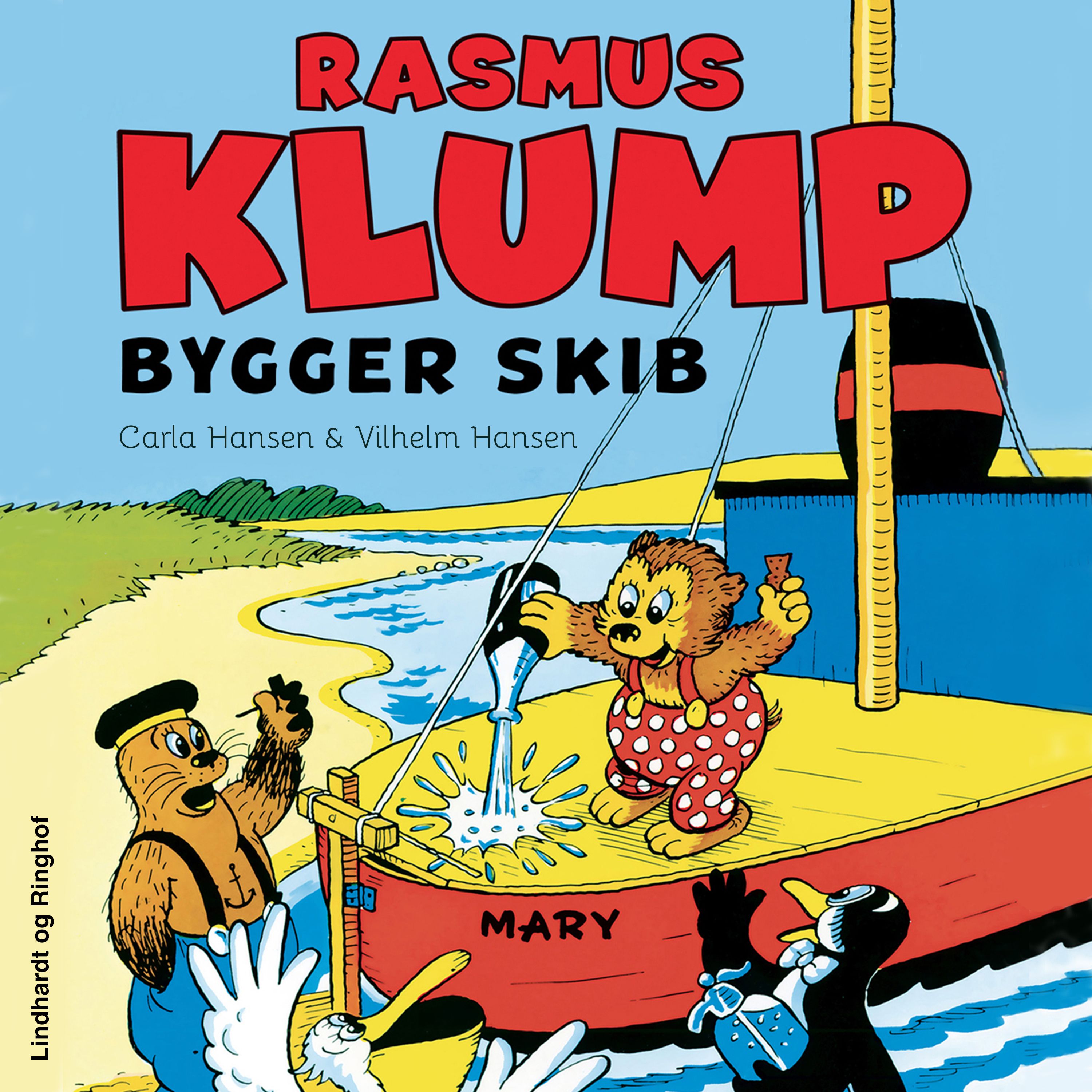 Rasmus Klump bygger skib, ljudbok av Carla Hansen, Vilhelm Hansen