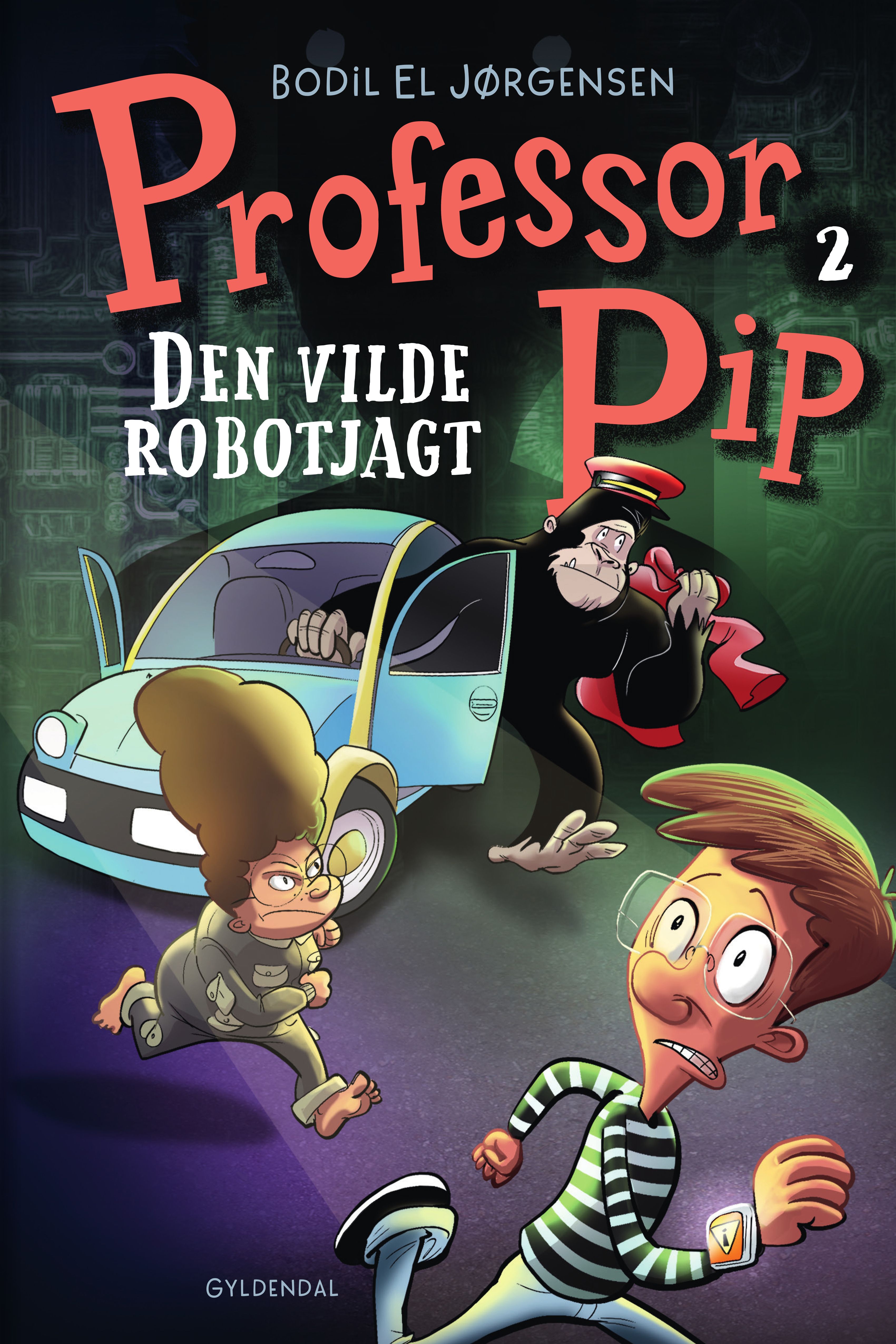 Professor Pip 2 - Den vilde robotjagt, e-bog af Bodil El Jørgensen