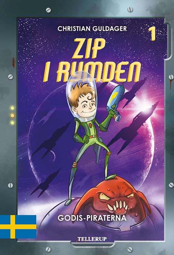 Zip i rymden #1: Godis-piraterna, e-bok av Christian Guldager
