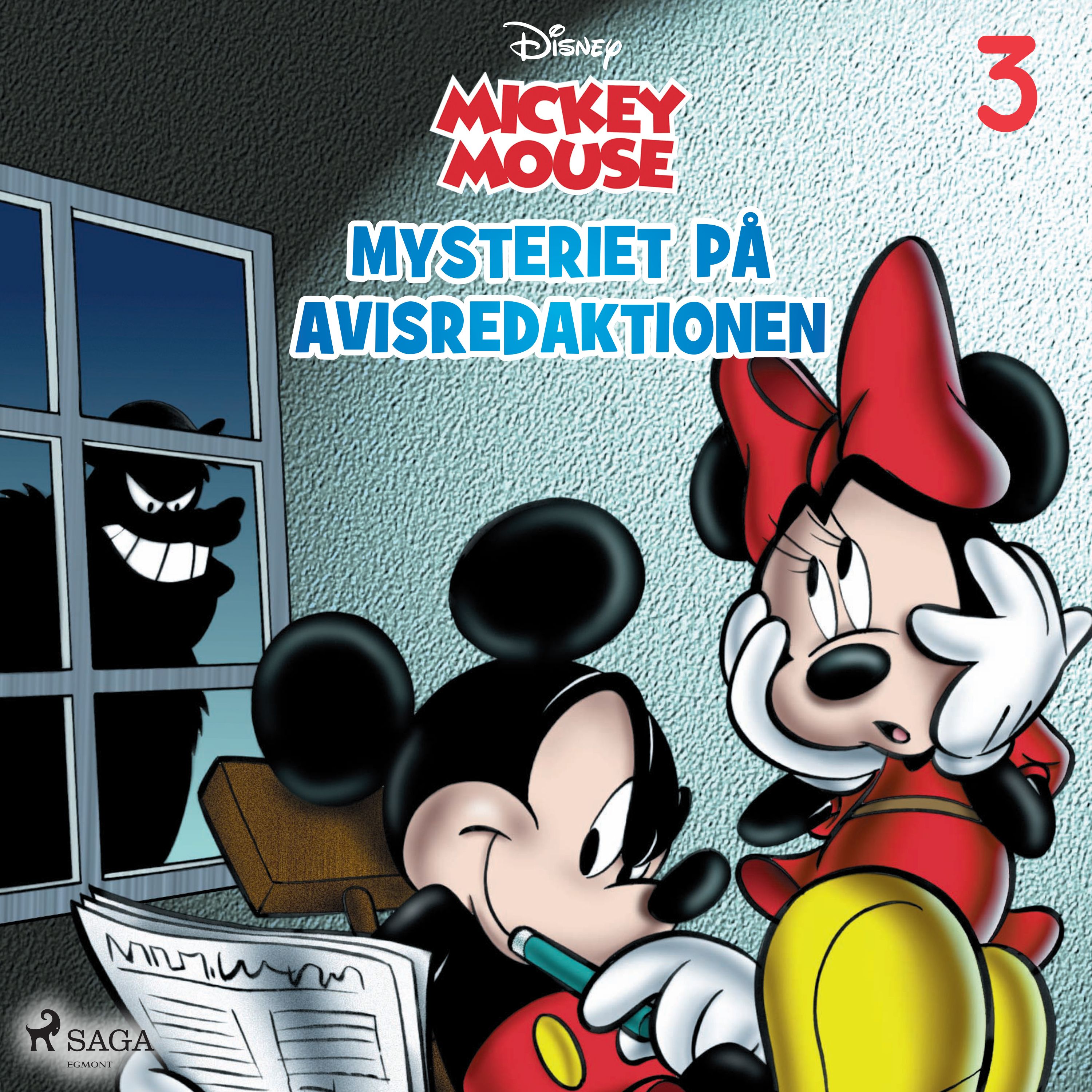 Detektiv Mickey - Mysteriet på avisredaktionen, ljudbok av Disney