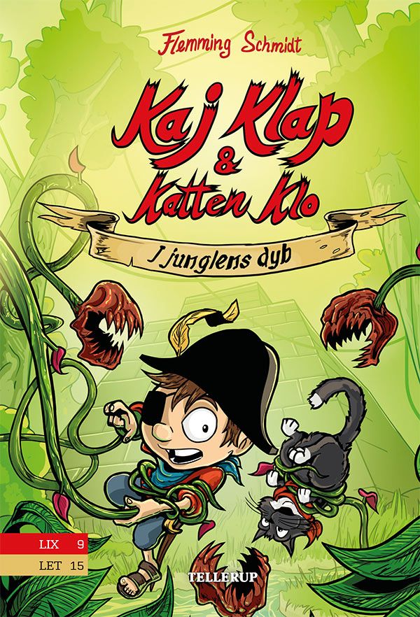 Kaj Klap og Katten Klo #3: I junglens dyb, lydbog af Flemming Schmidt