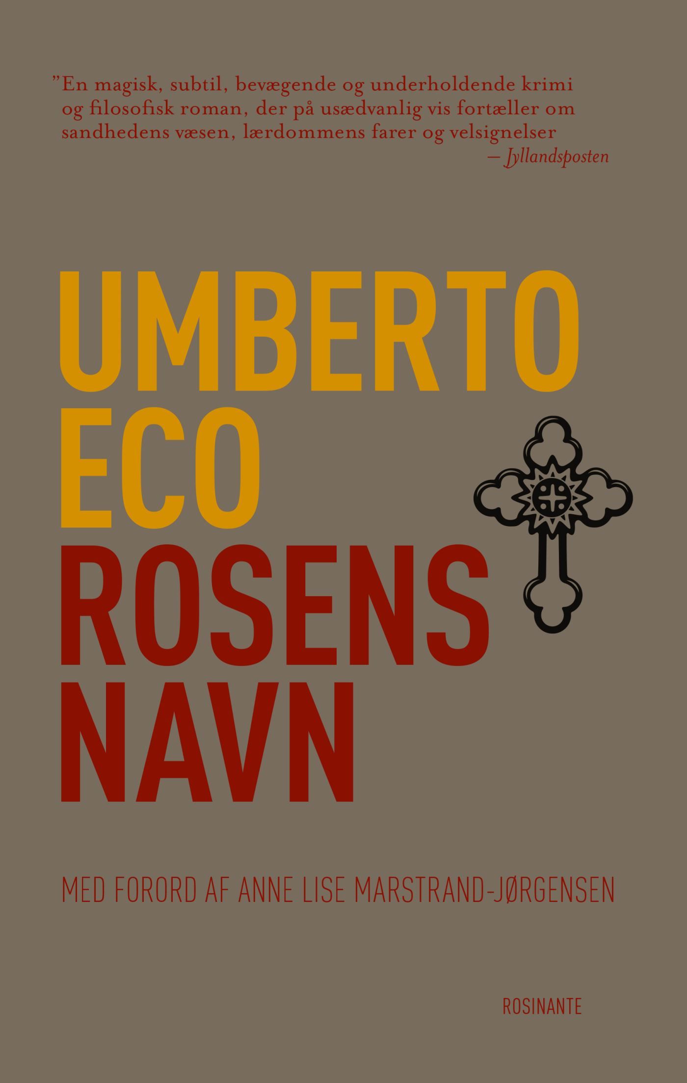 Rosens navn, lydbog af Umberto Eco