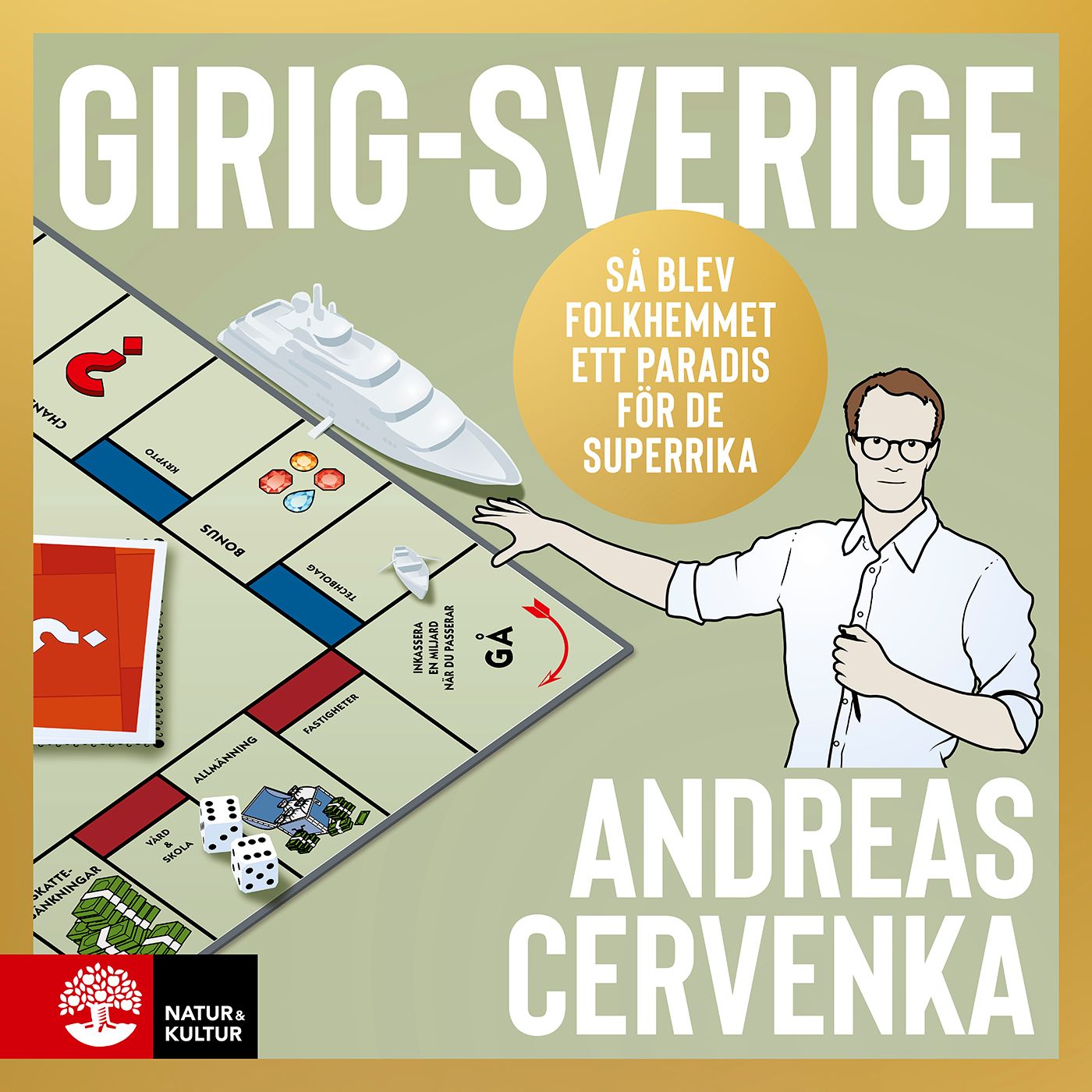 Girig-Sverige, ljudbok av Andreas Cervenka