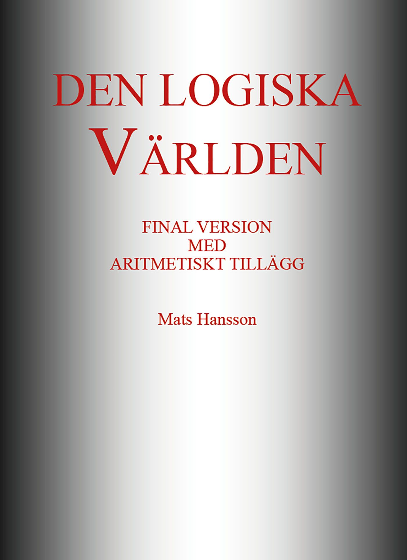 Den logiska Världen, e-bog af Mats Hansson
