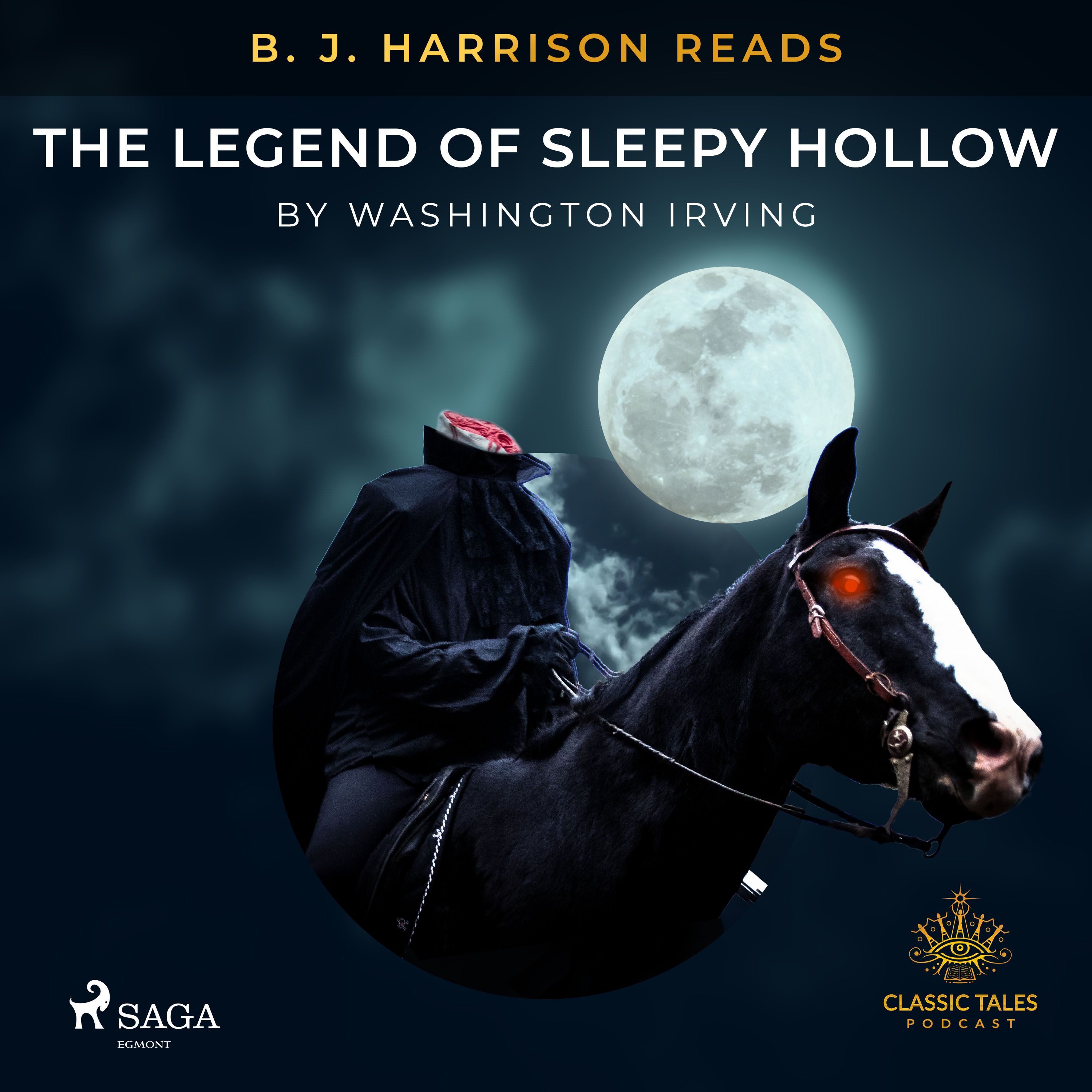 B. J. Harrison Reads The Legend of Sleepy Hollow, lydbog af Washington Irving