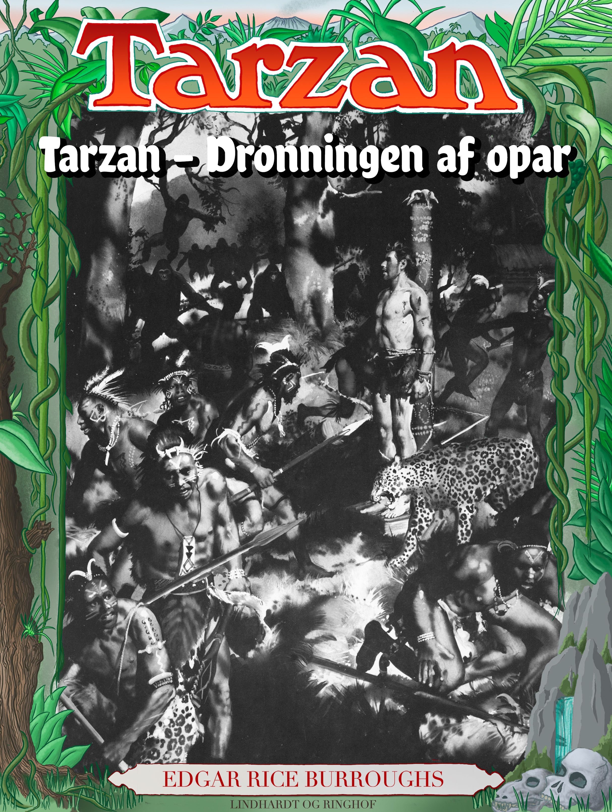Tarzan - Dronningen af opar, e-bok av Edgar Rice Burroughs
