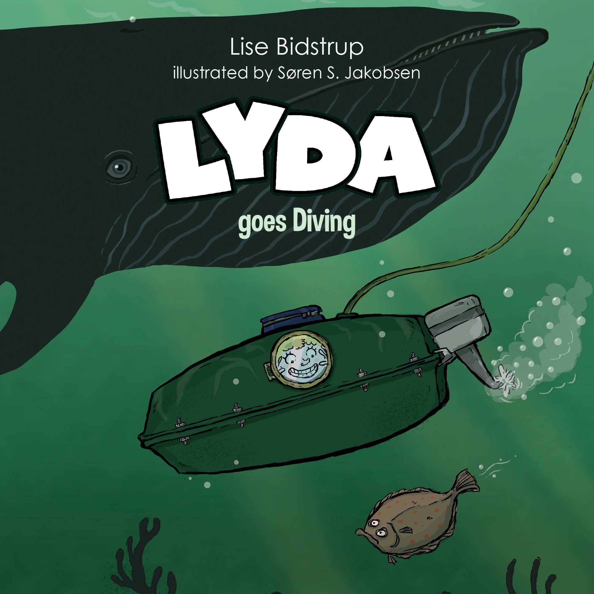 Lyda #4: Lyda Goes Diving, lydbog af Lise Bidstrup