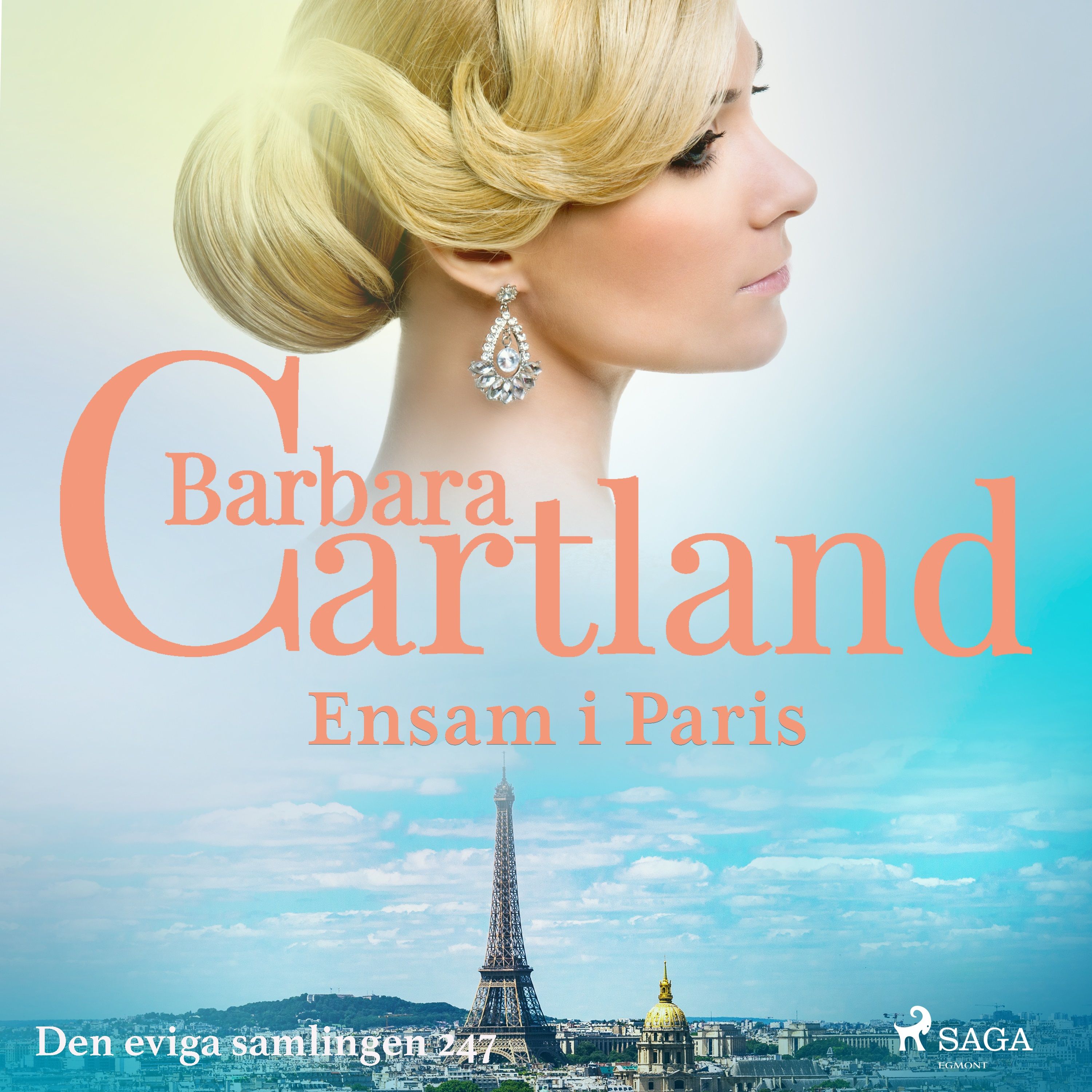 Ensam i Paris, ljudbok av Barbara Cartland