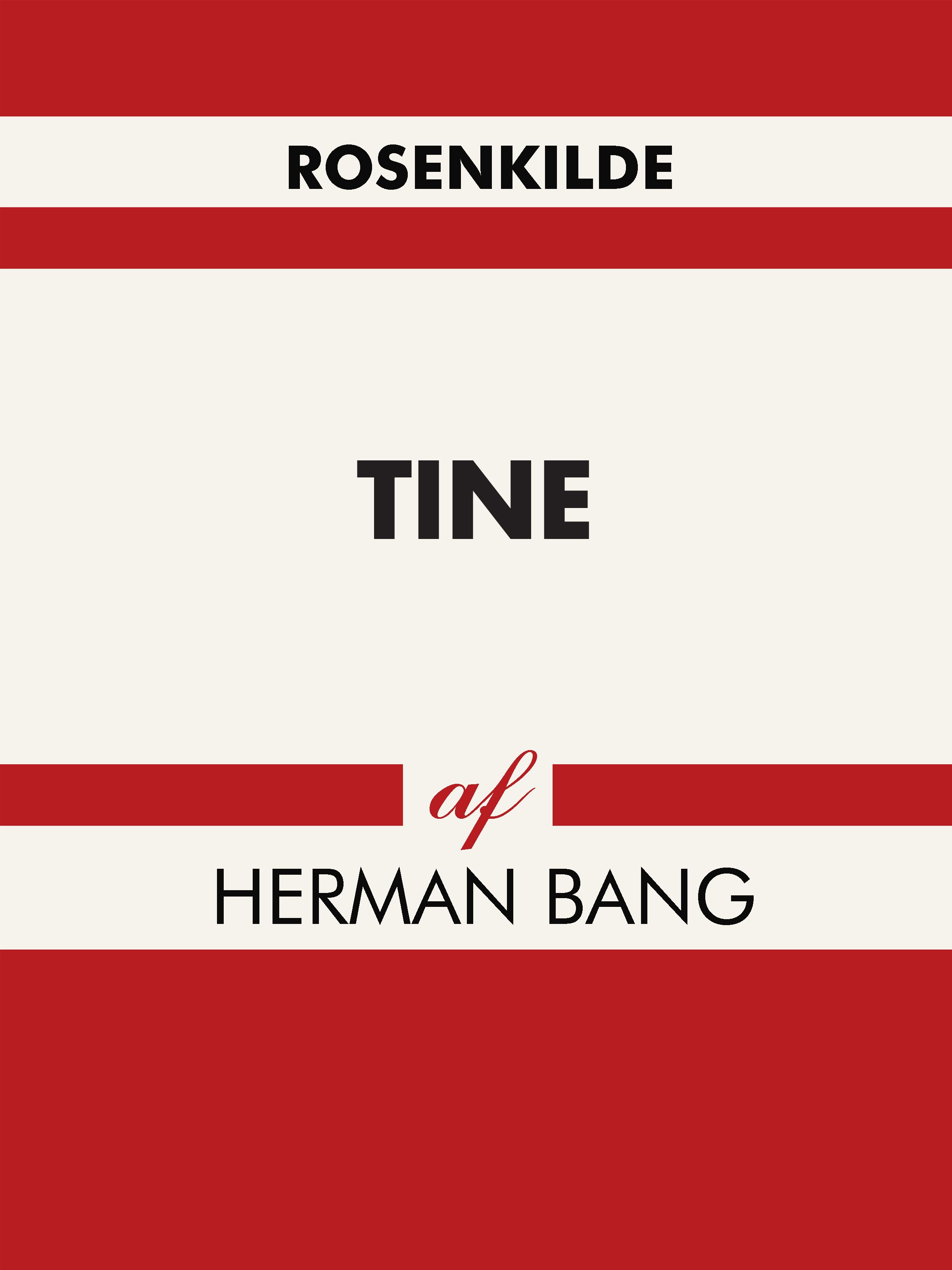 Tine, e-bok av Herman Bang